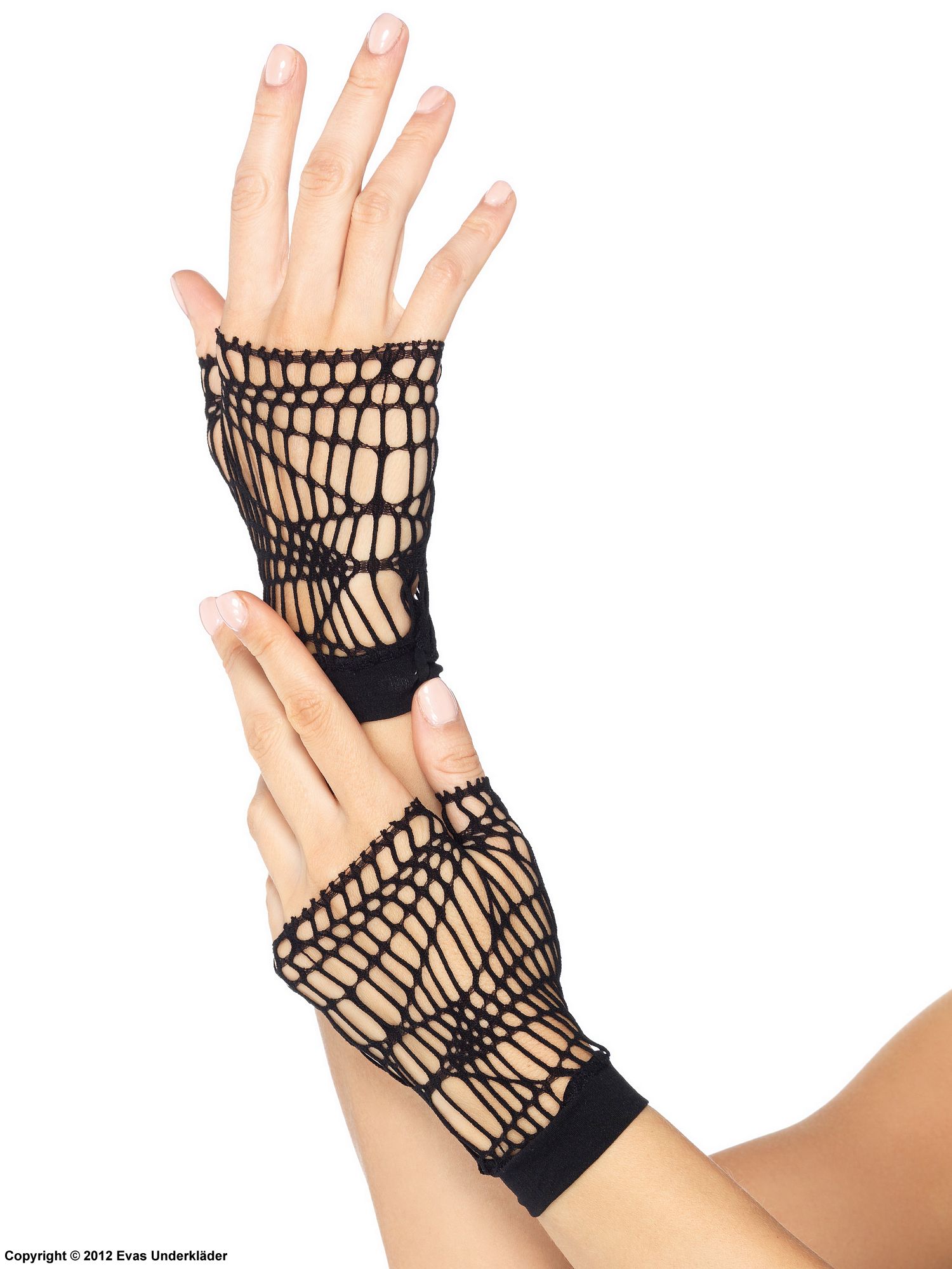 Fingerless gloves, net
